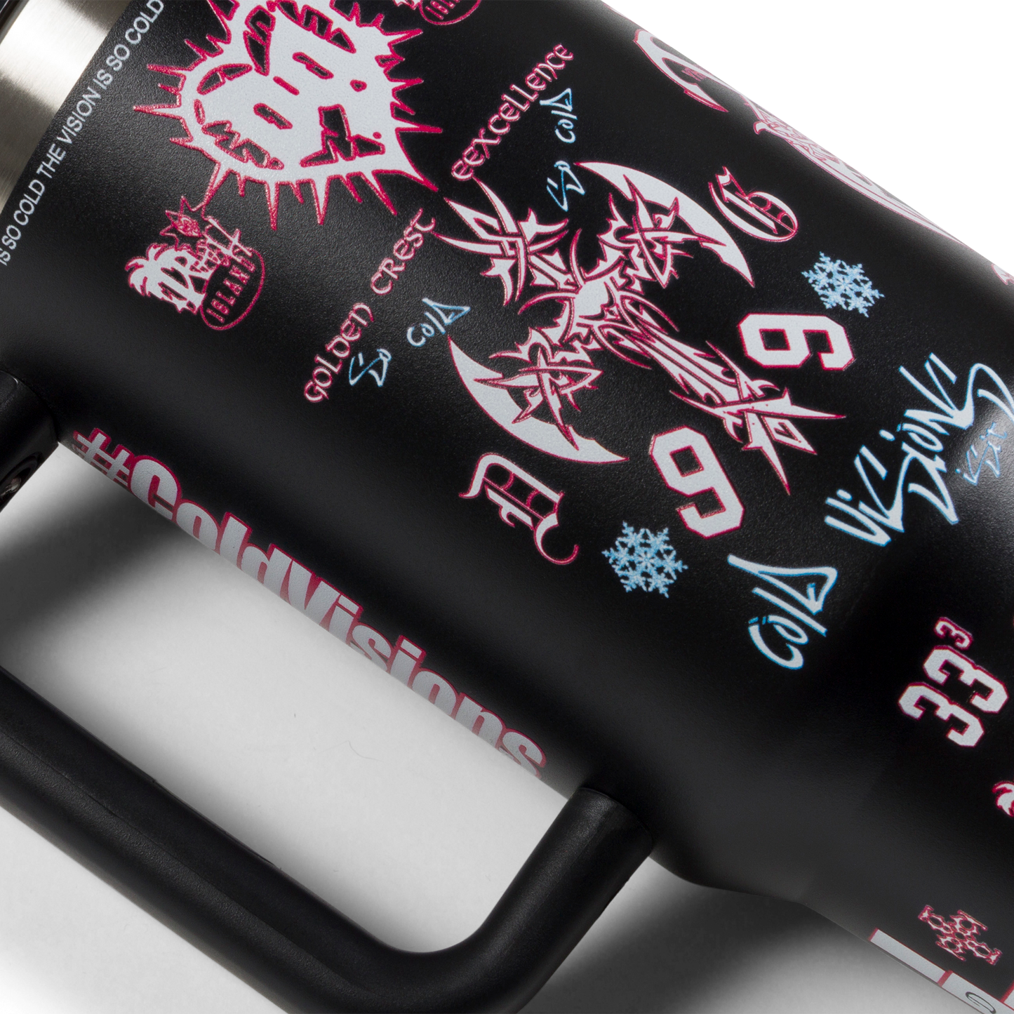 COLD VISIONS BLACK TUMBLER