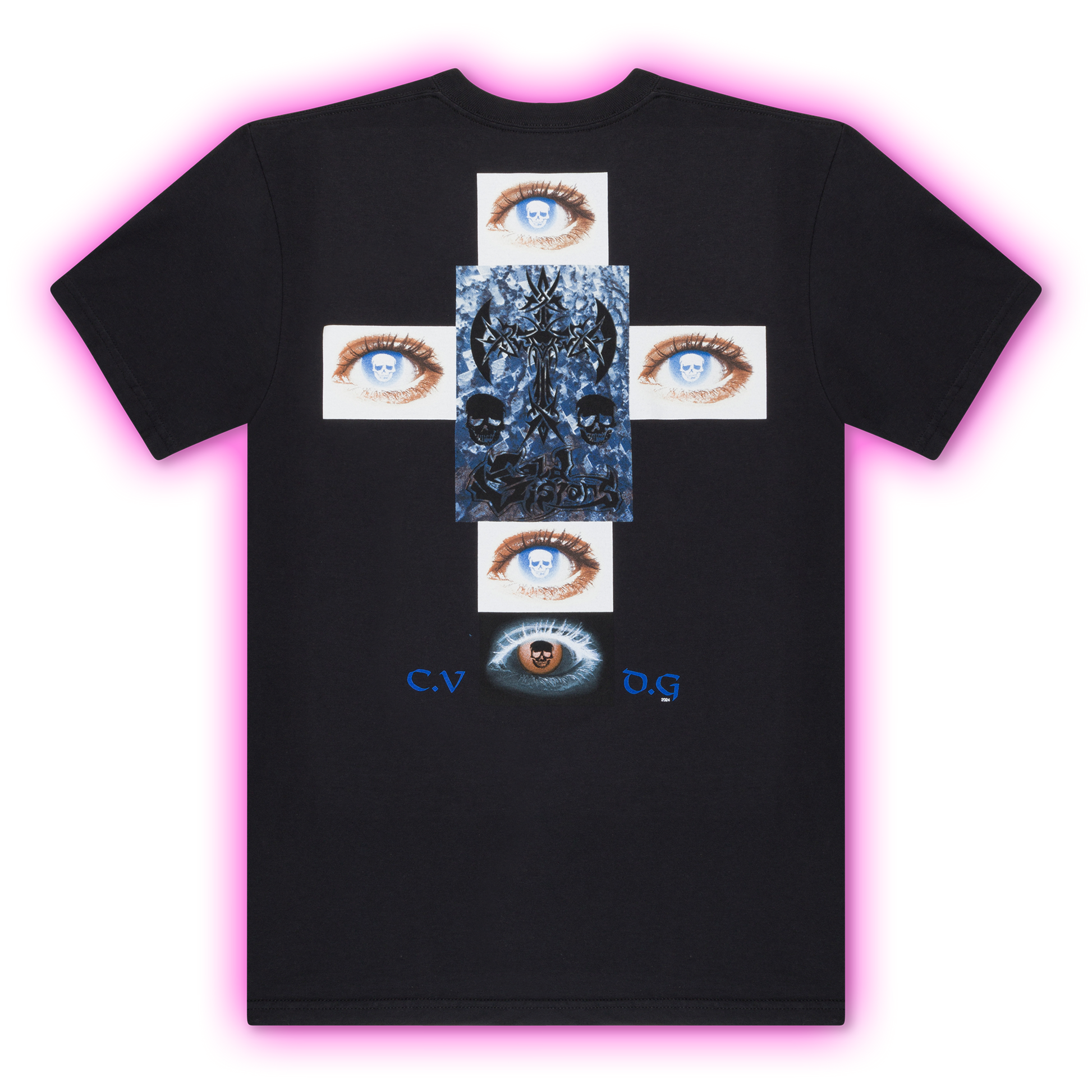 COLD VISIONS 32 BLACK T-SHIRT – Bladee COLD VISIONS 32 BLACK T-SHIRT – Bladee