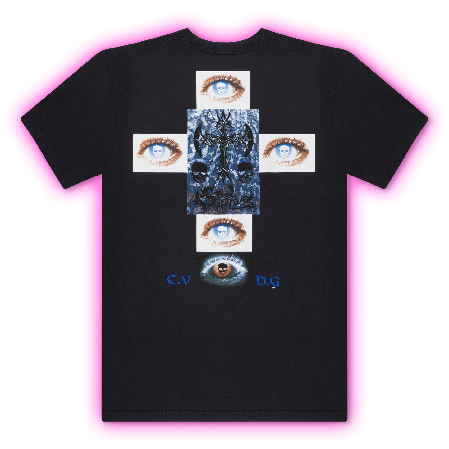 COLD VISIONS 32 BLACK T-SHIRT – Bladee