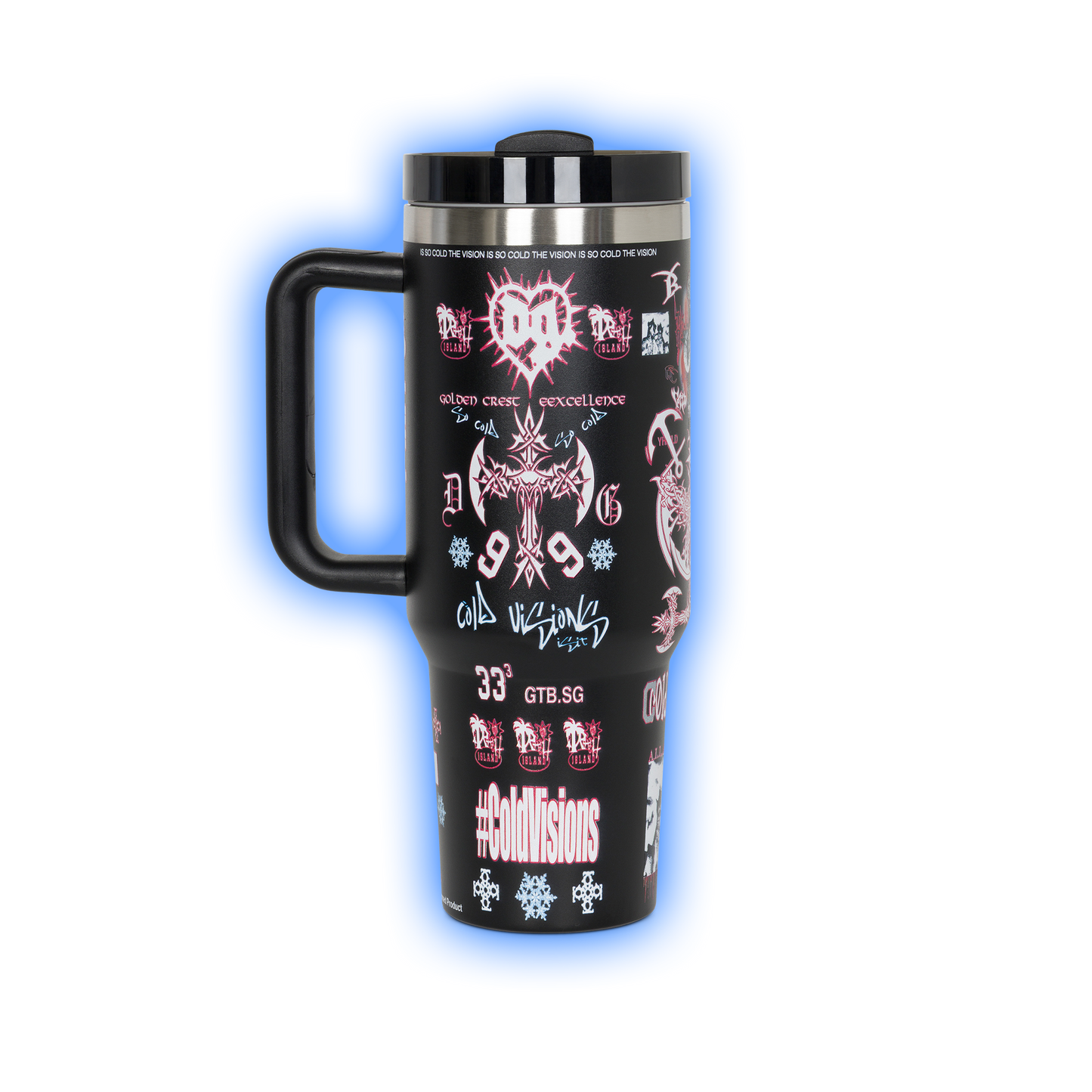COLD VISIONS BLACK TUMBLER