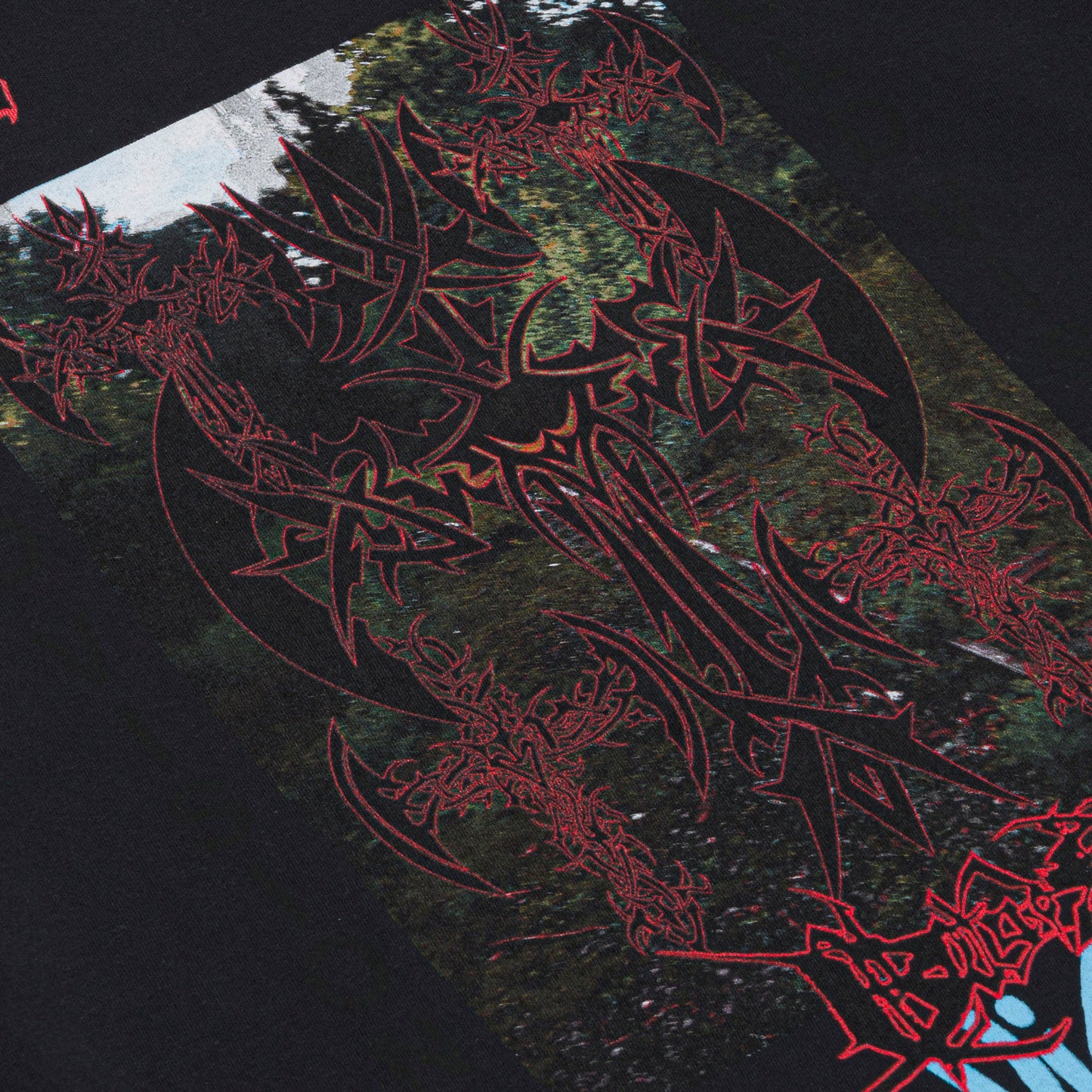 FOREST CRIME / COLD VISIONS BLACK LONG SLEEVE