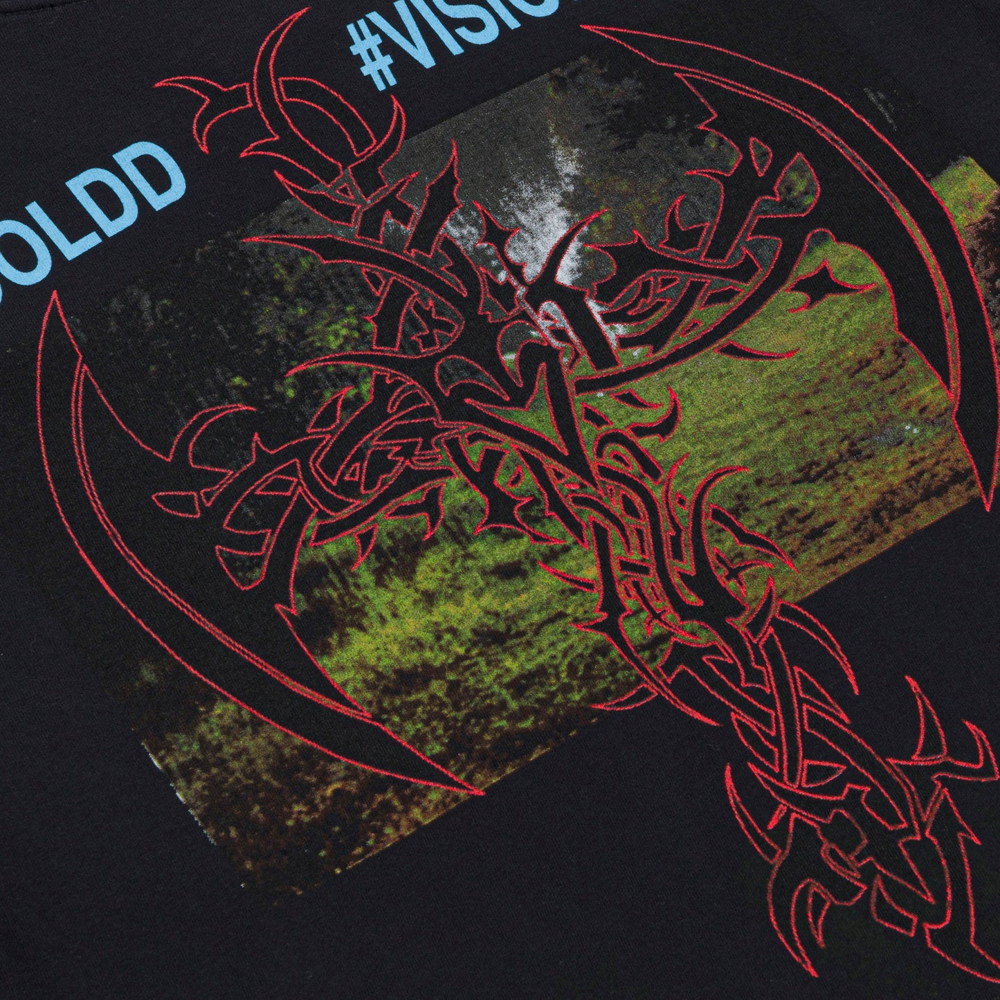 FOREST CRIME / COLD VISIONS BLACK LONG SLEEVE